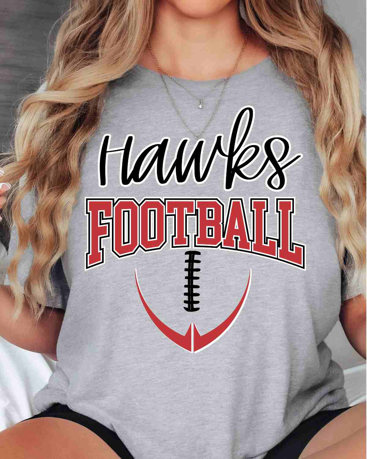 Hawks Half Football DTF Transfer