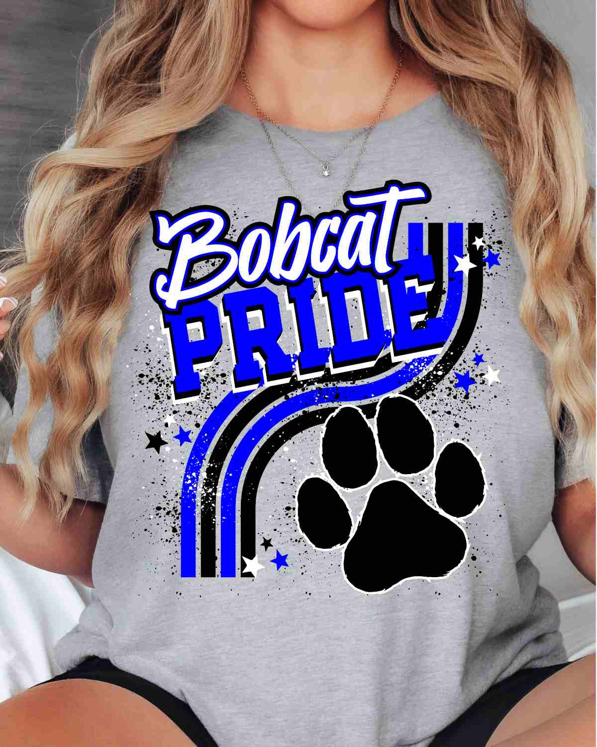 Bobcat Pride Wavy Stripes DTF Transfer