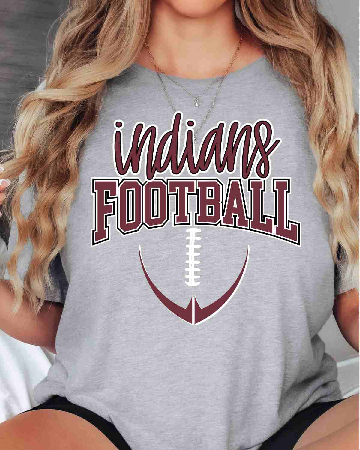 Indians Half Football DTF Transfer
