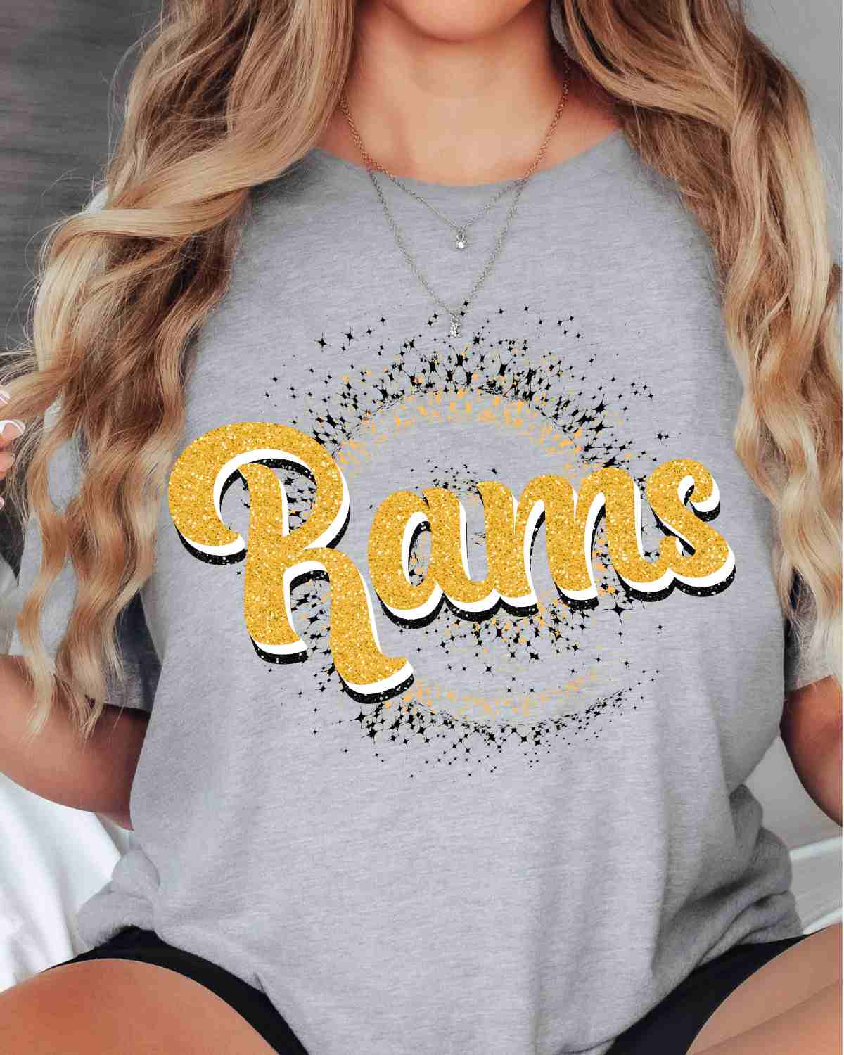 Rams Swirl DTF Transfer