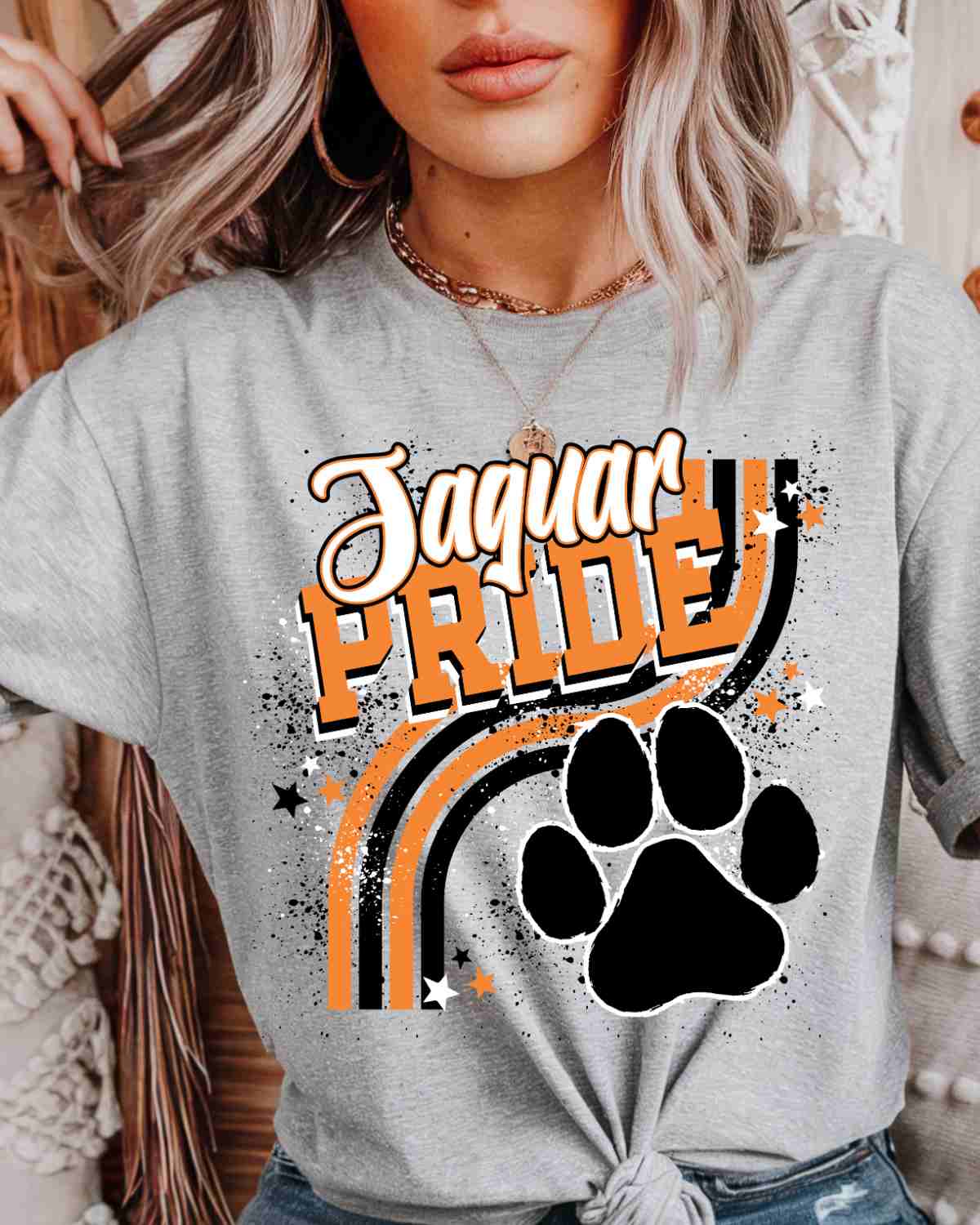 Jaguar Pride Wavy Stripes DTF Transfer