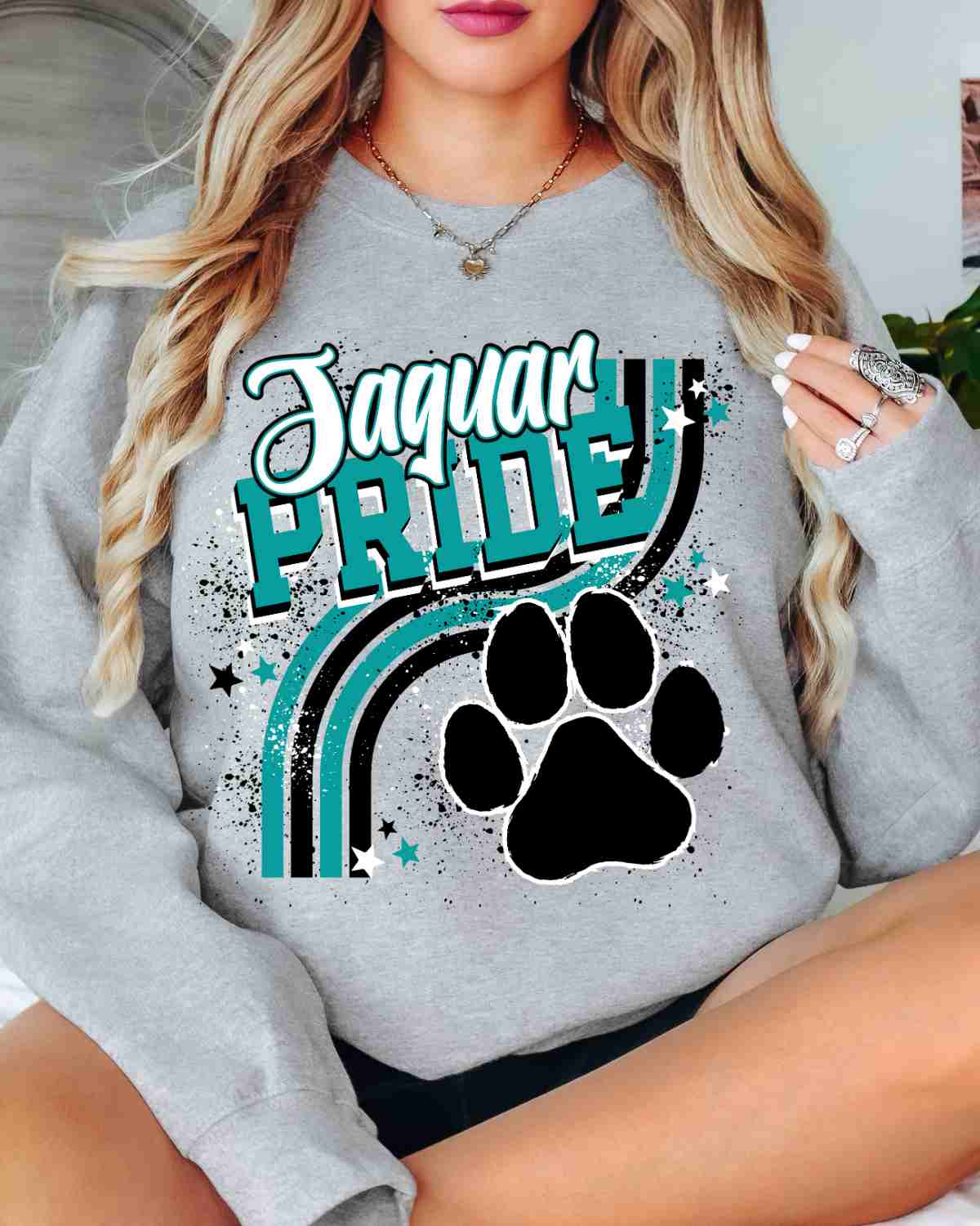 Jaguar Pride Wavy Stripes DTF Transfer
