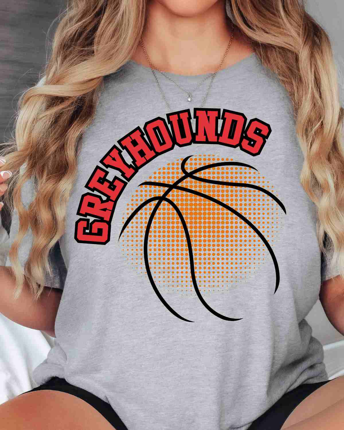 Greyhounds Basketball Halftone DTF Transfer