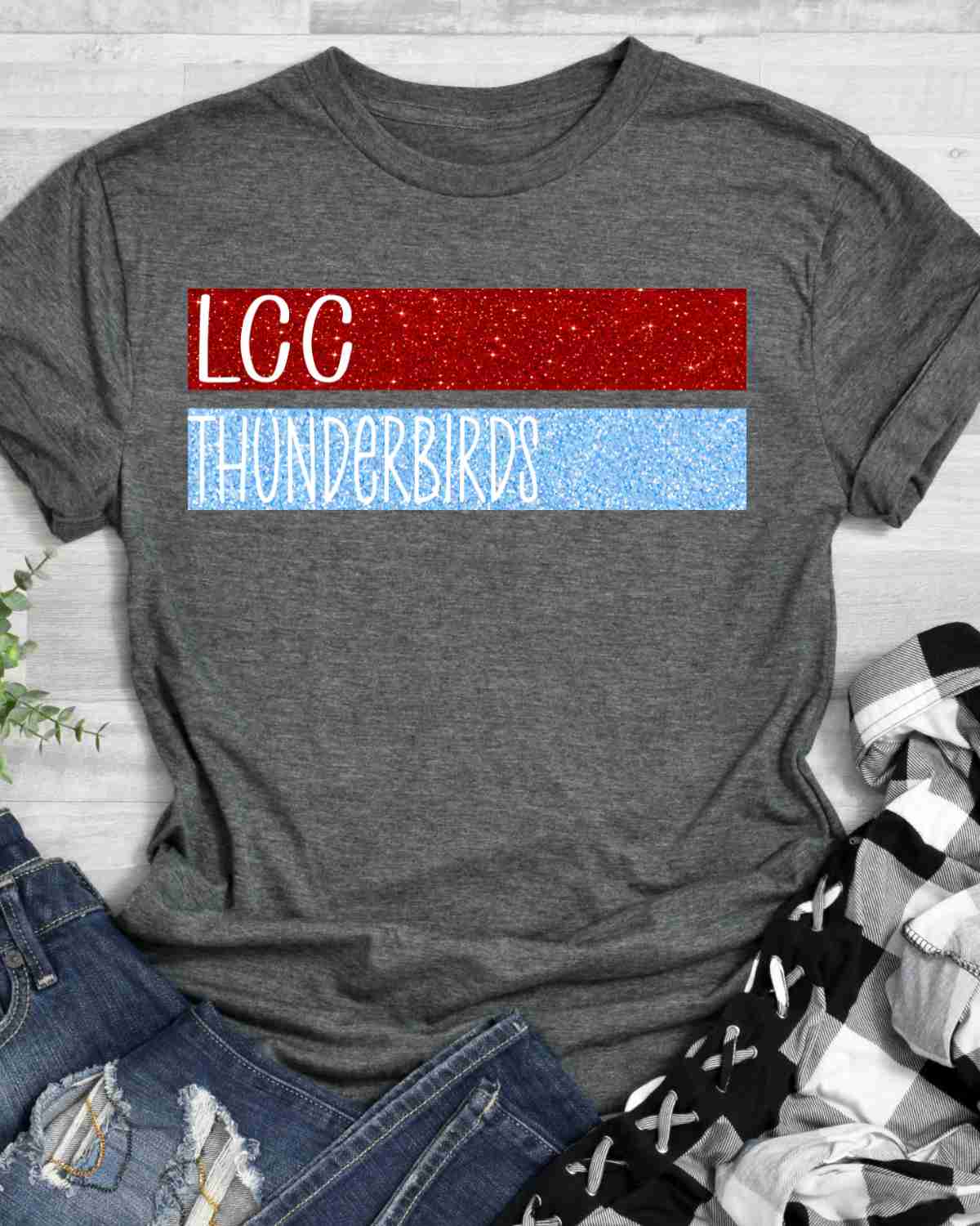 LCC Thunderbirds Rectangles DTF Transfer