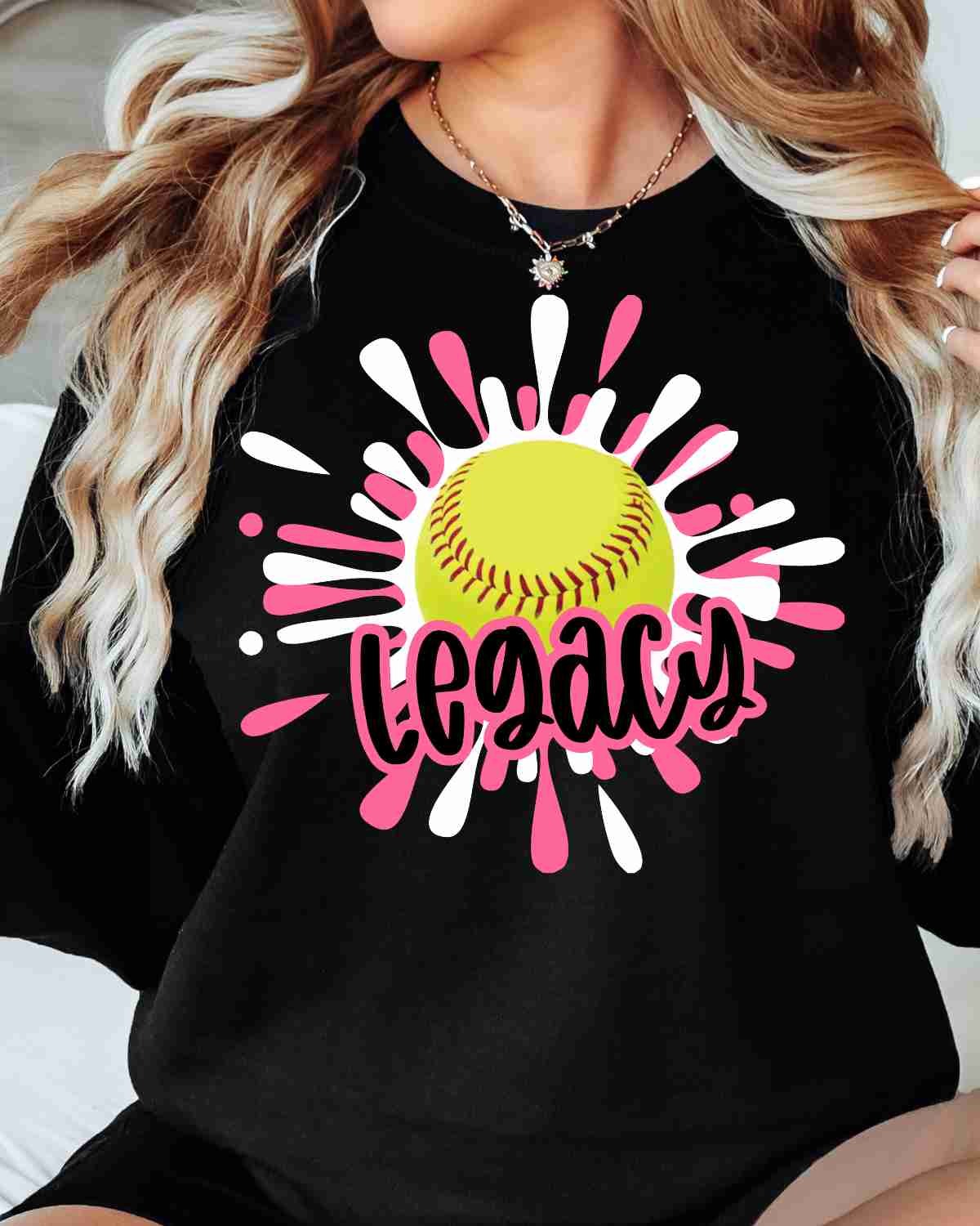 Legacy Softball Splatter DTF Transfer