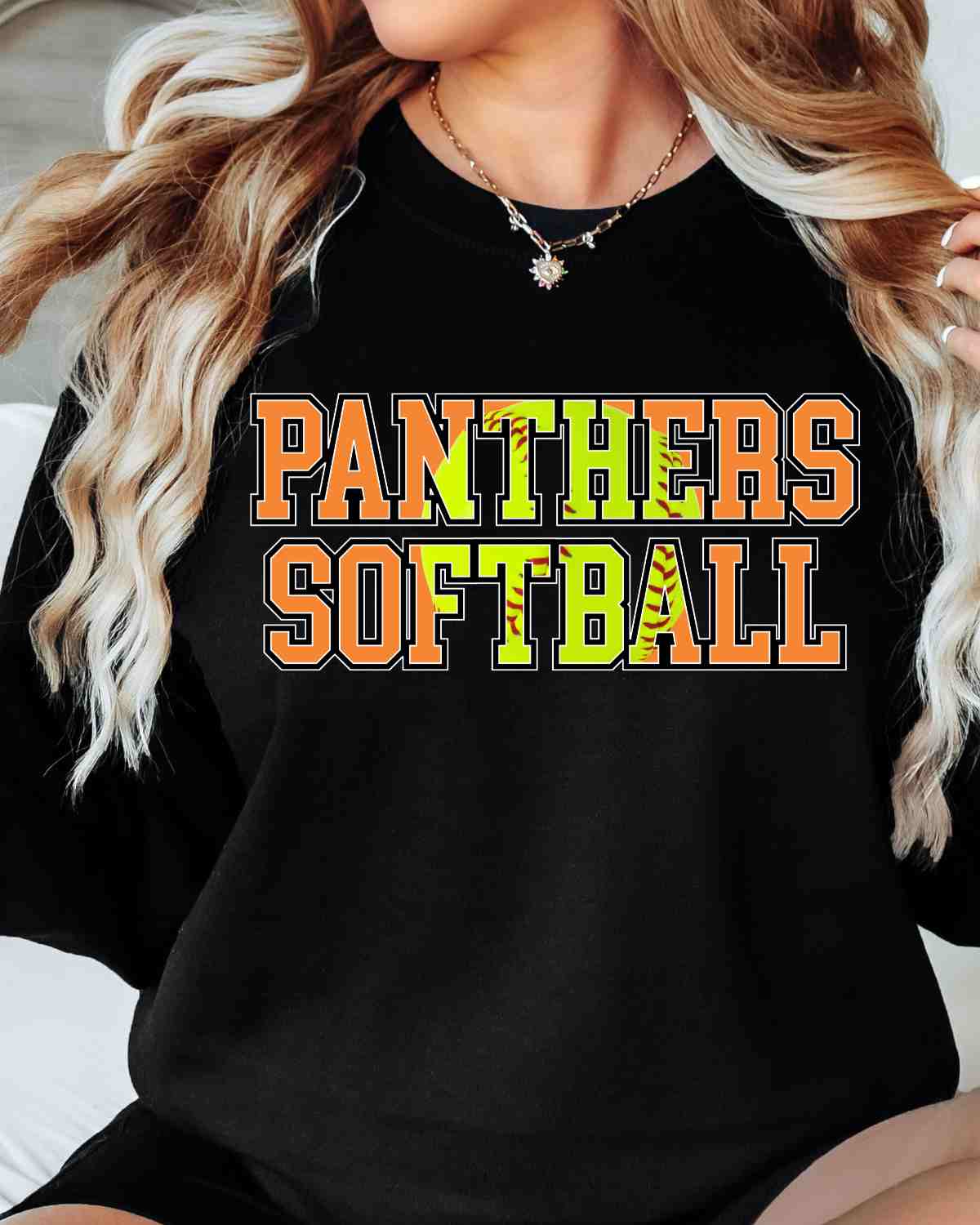 Panthers Softball Words DTF Transfer