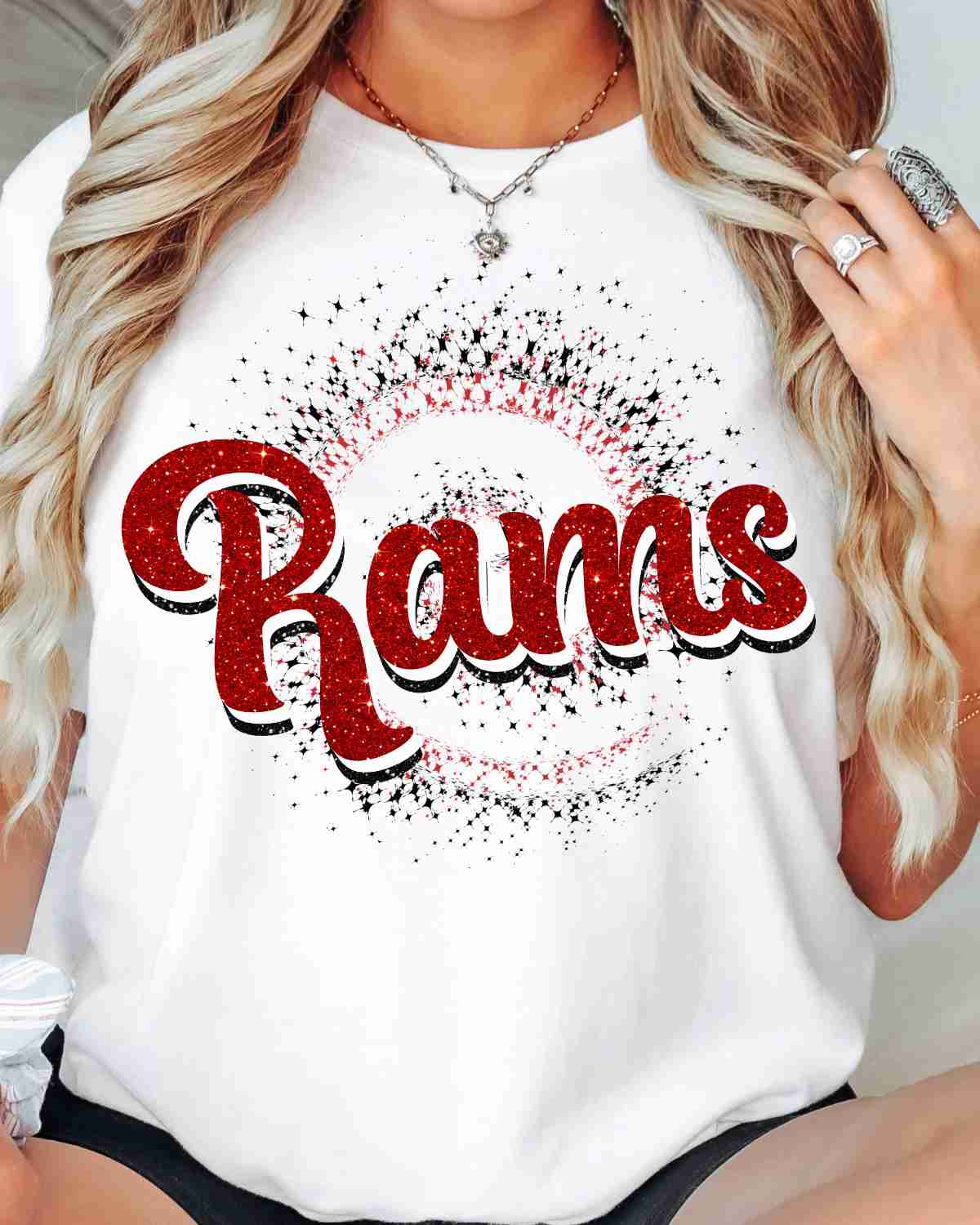 Rams Swirl DTF Transfer