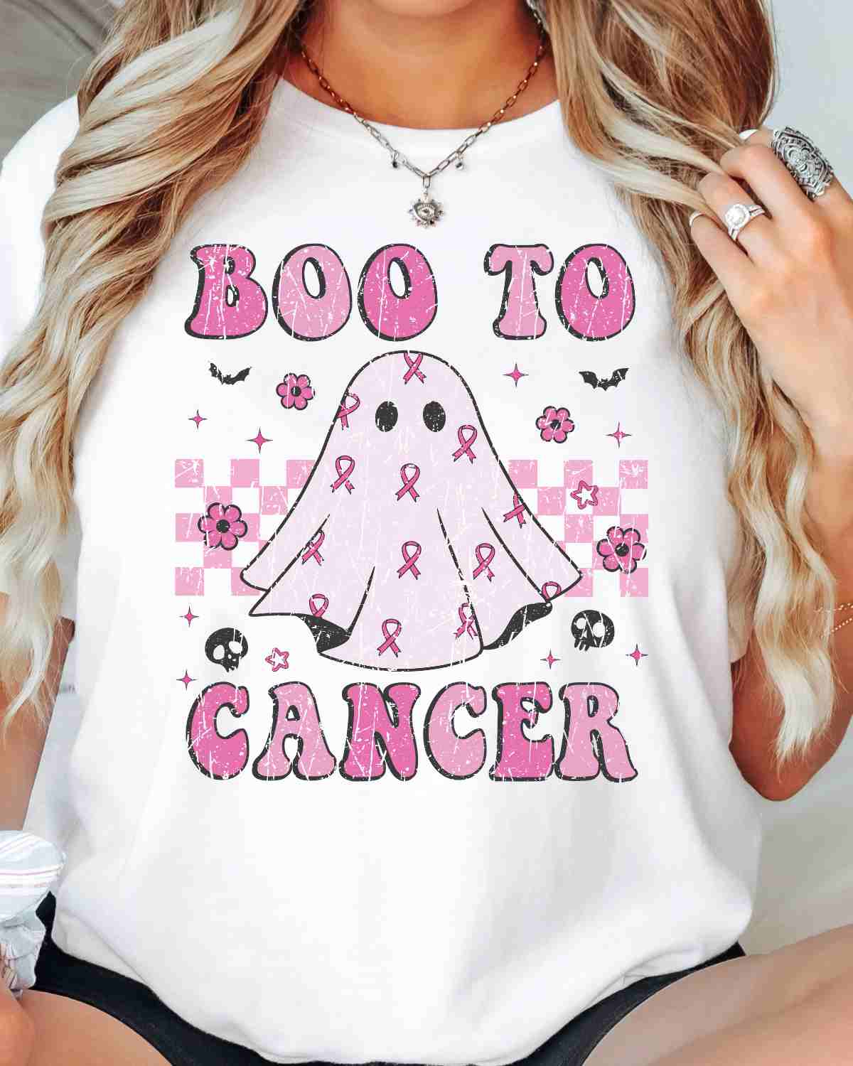 Boo to Cancer DTF Transfer