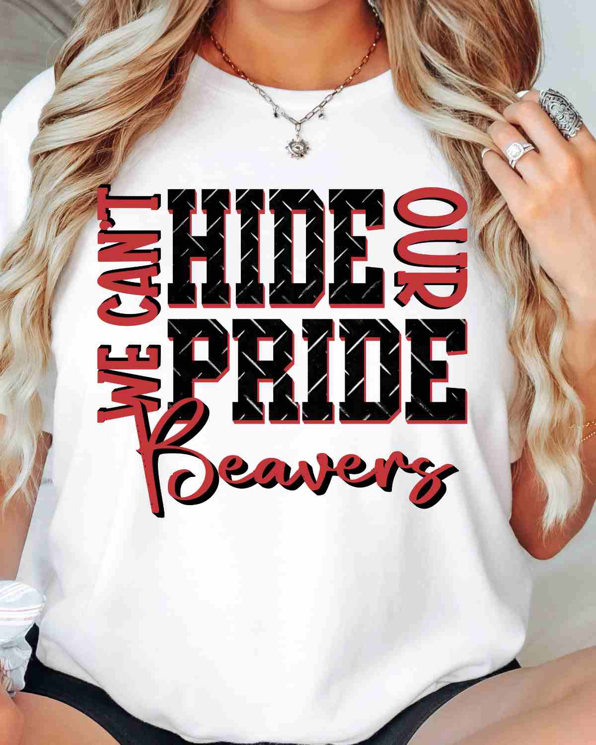 We Can't Hide Our Pride Beavers DTF Transfer