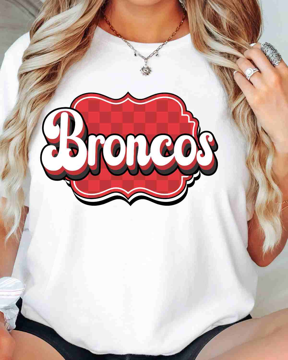 Broncos Retro Bracket DTF Transfer