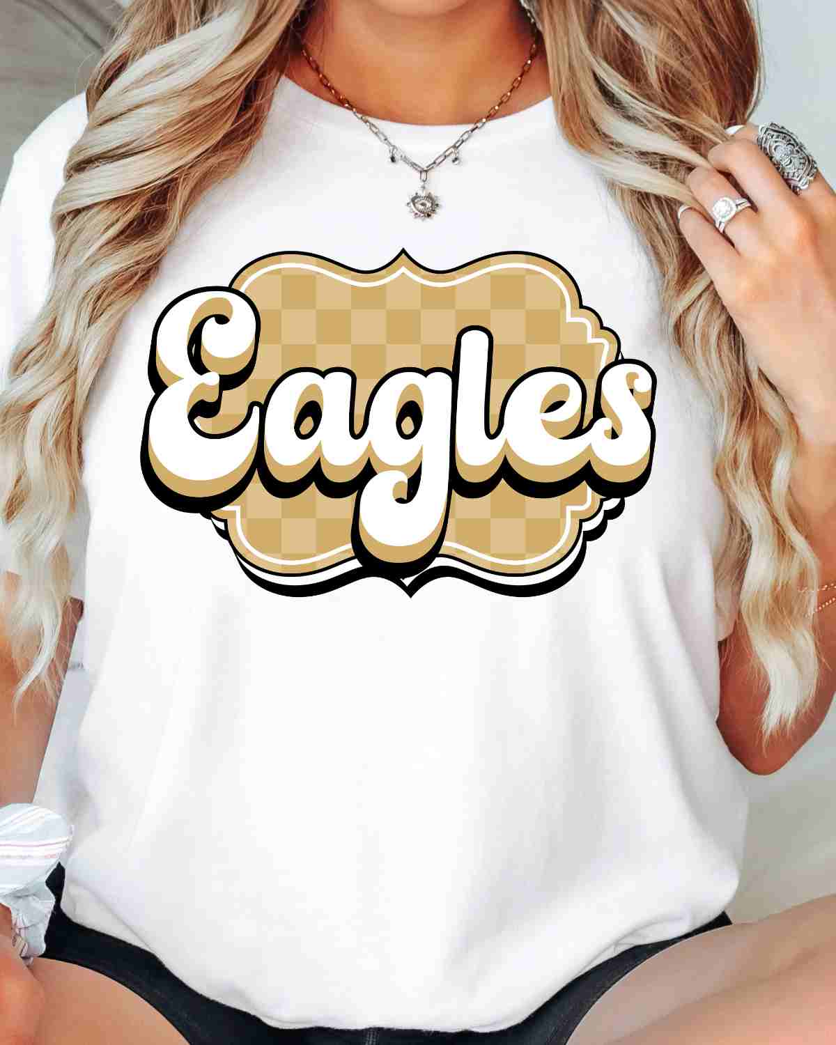 Eagles Retro Bracket DTF Transfer