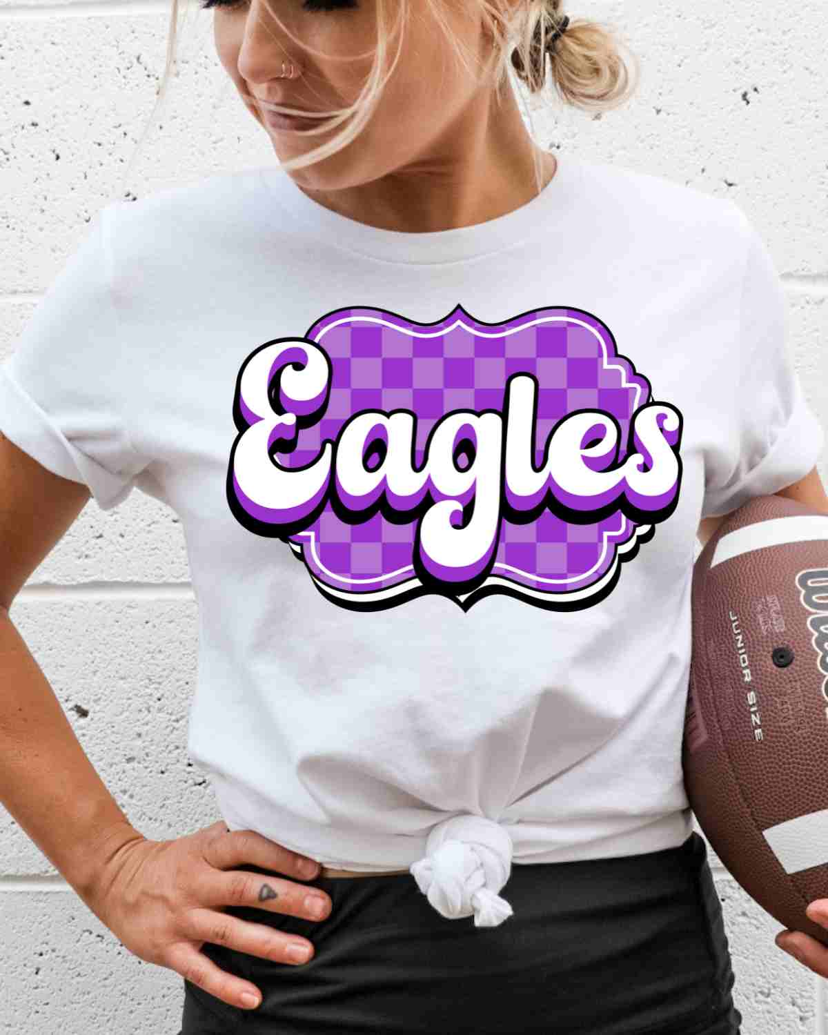 Eagles Retro Bracket DTF Transfer