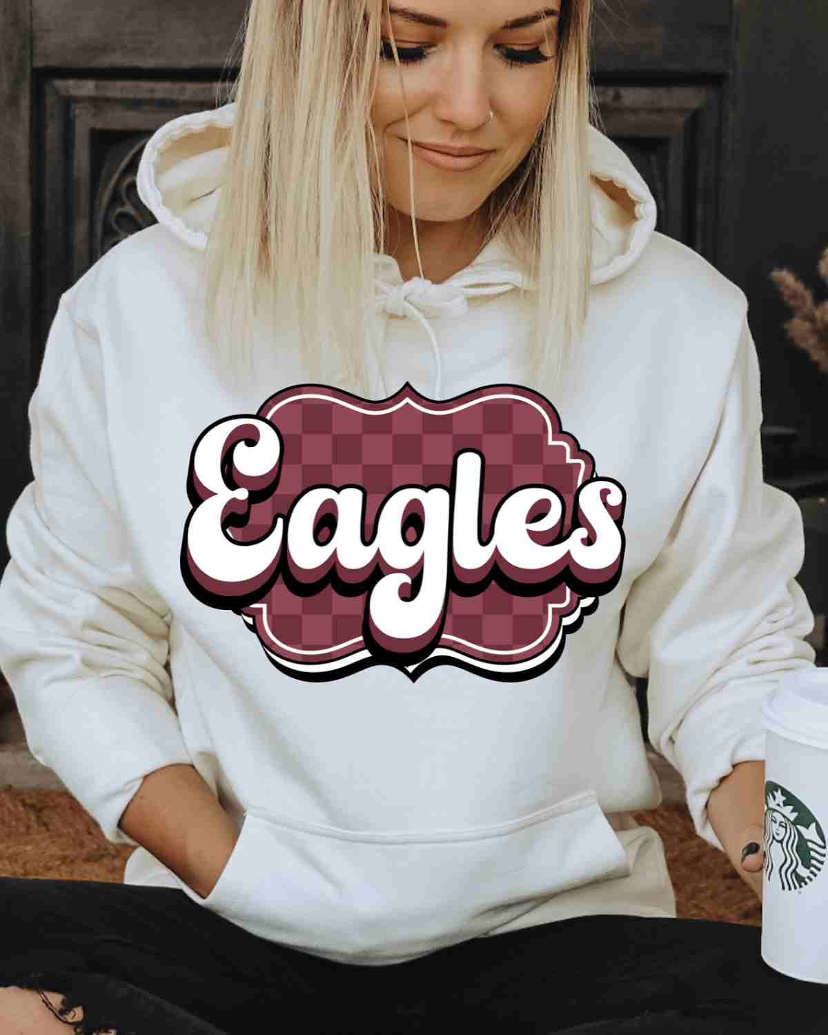 Eagles Retro Bracket DTF Transfer