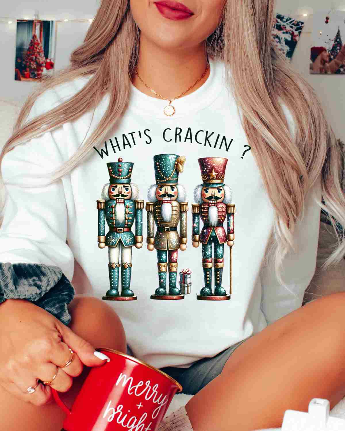 What's Crackin Nutcrackers DTF Transfer