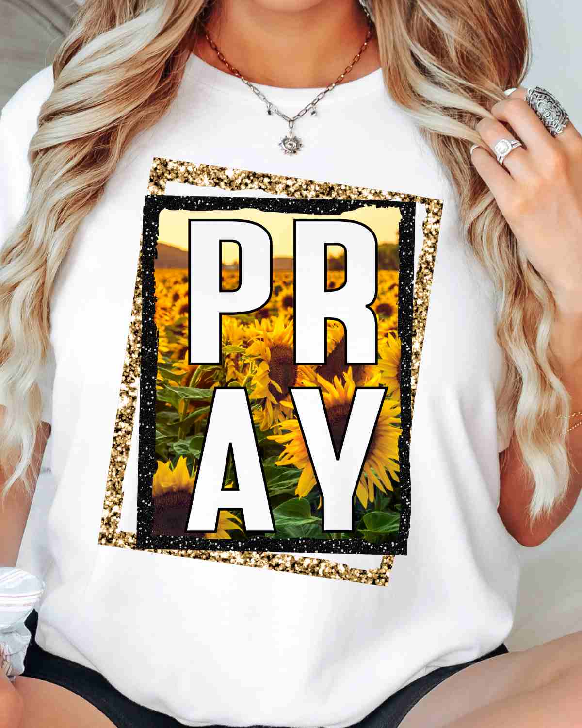 Pray Sunflower Border Transfer