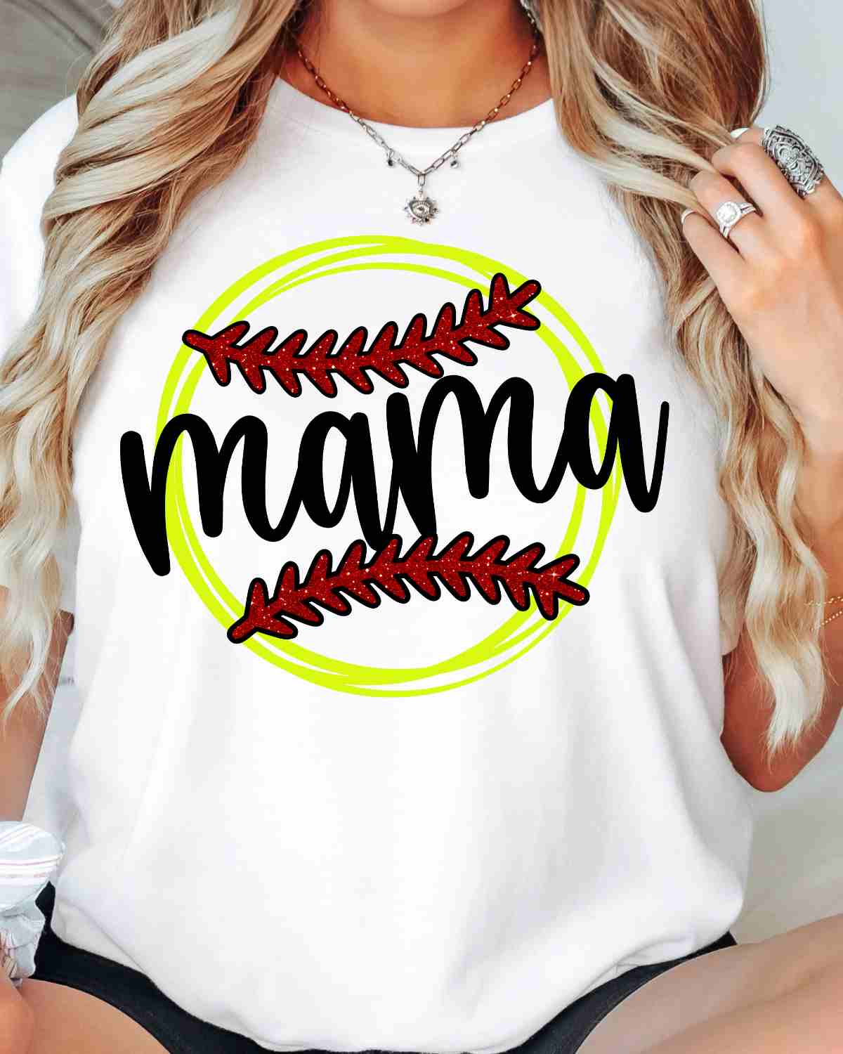 Softball Mama Circle Transfer