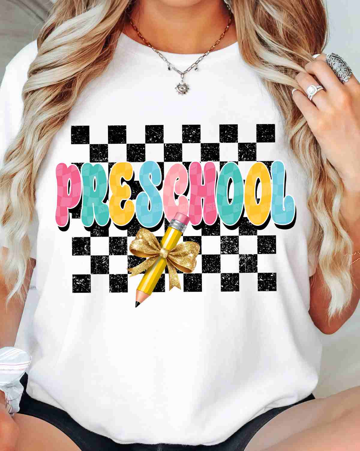 Grade Checkered DTF Transfer - Rustic Grace Heat Transfer Company