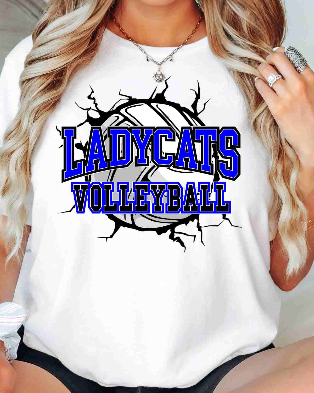 Ladycats Volleyball Break Through DTF Transfer