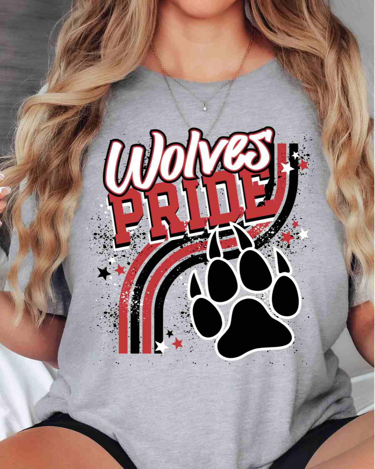 Wolves Pride Wavy Stripes DTF Transfer