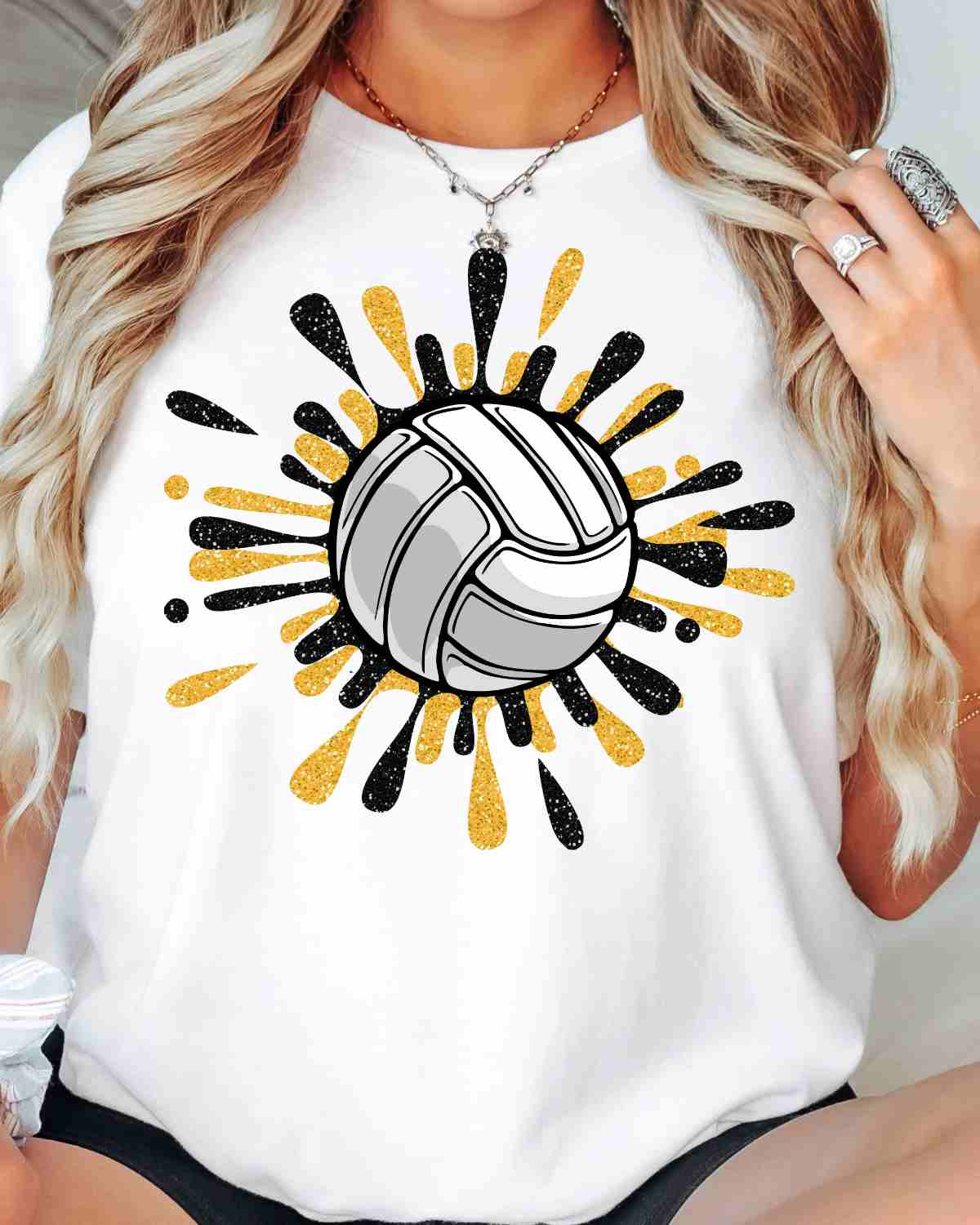 Volleyball Splatter DTF Transfer