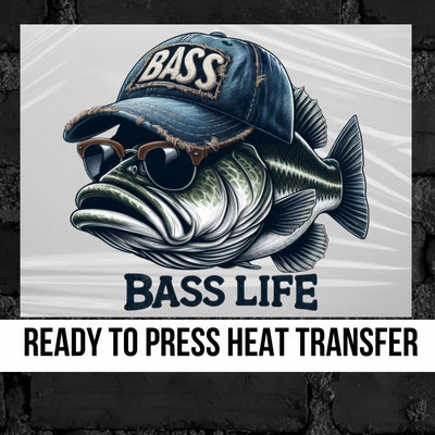 Bass Life DTF Transfer