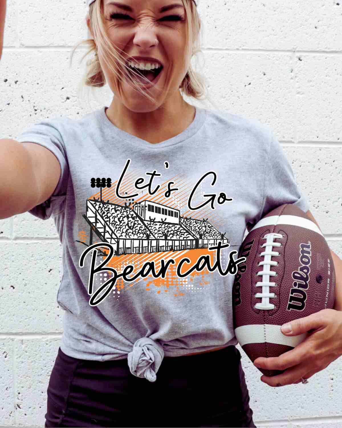 Let's Go Bearcats Stadium DTF Transfer