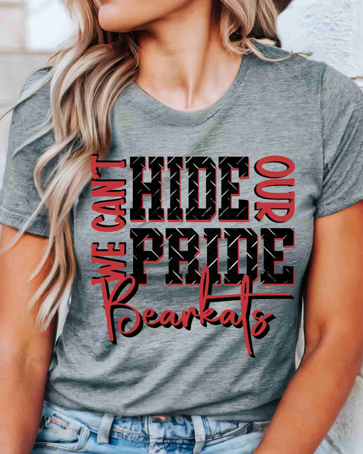 We Can't Hide our Pride Bearkats DTF Transfer