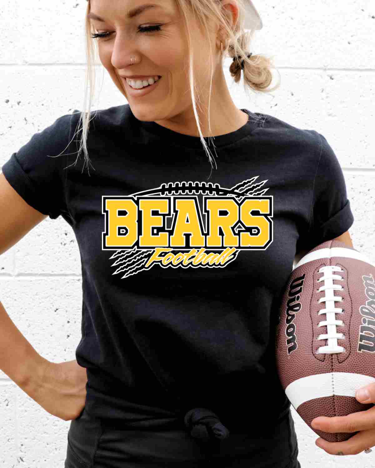 Bears Football with Claws DTF Transfer