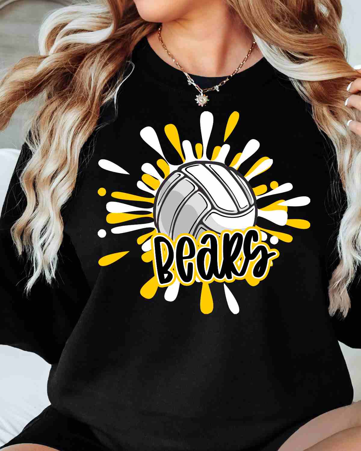 Bears Volleyball Splatter DTF Transfer