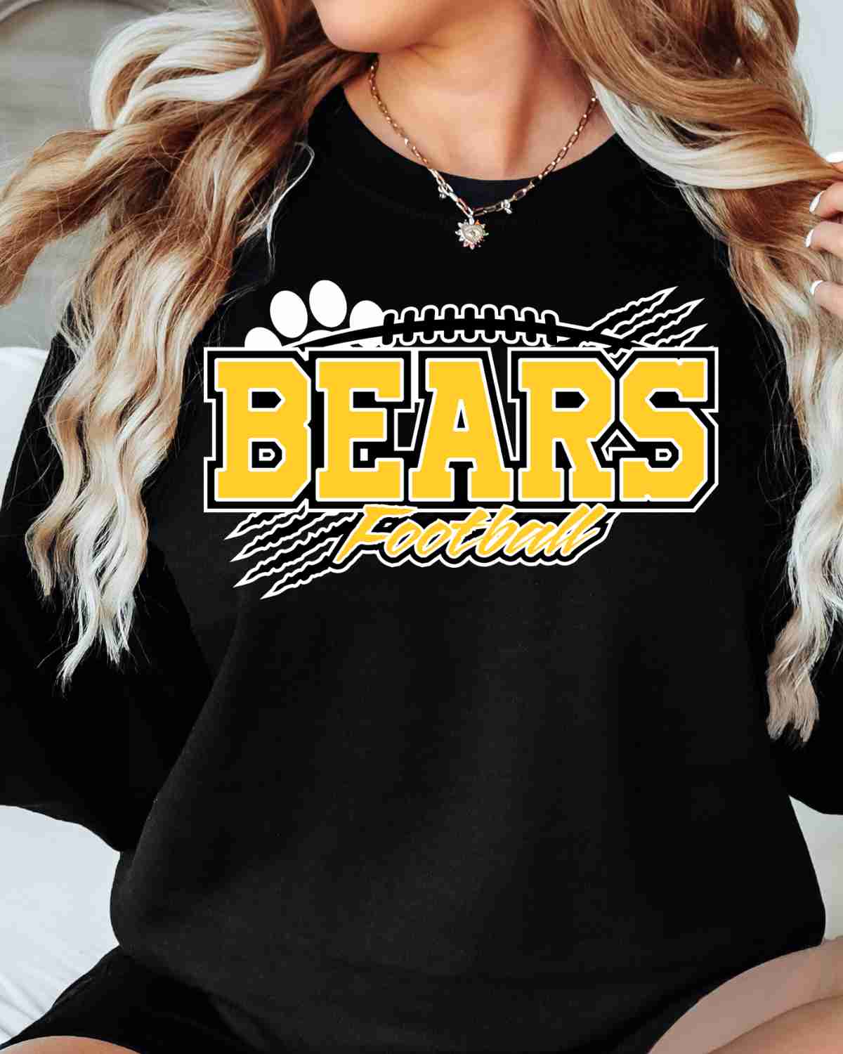 Bears Football with Claws DTF Transfer