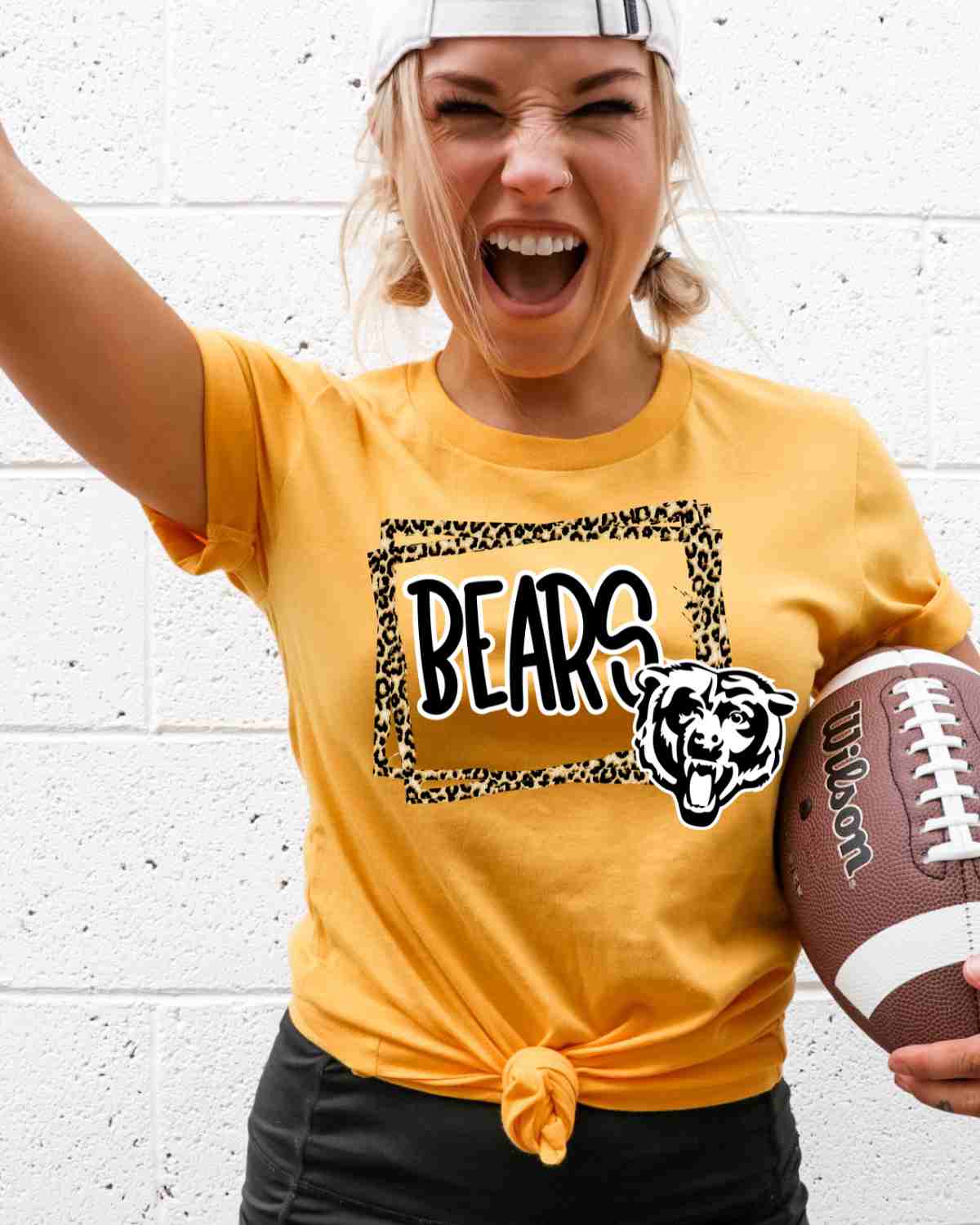 Bears Leopard Border DTF Transfer