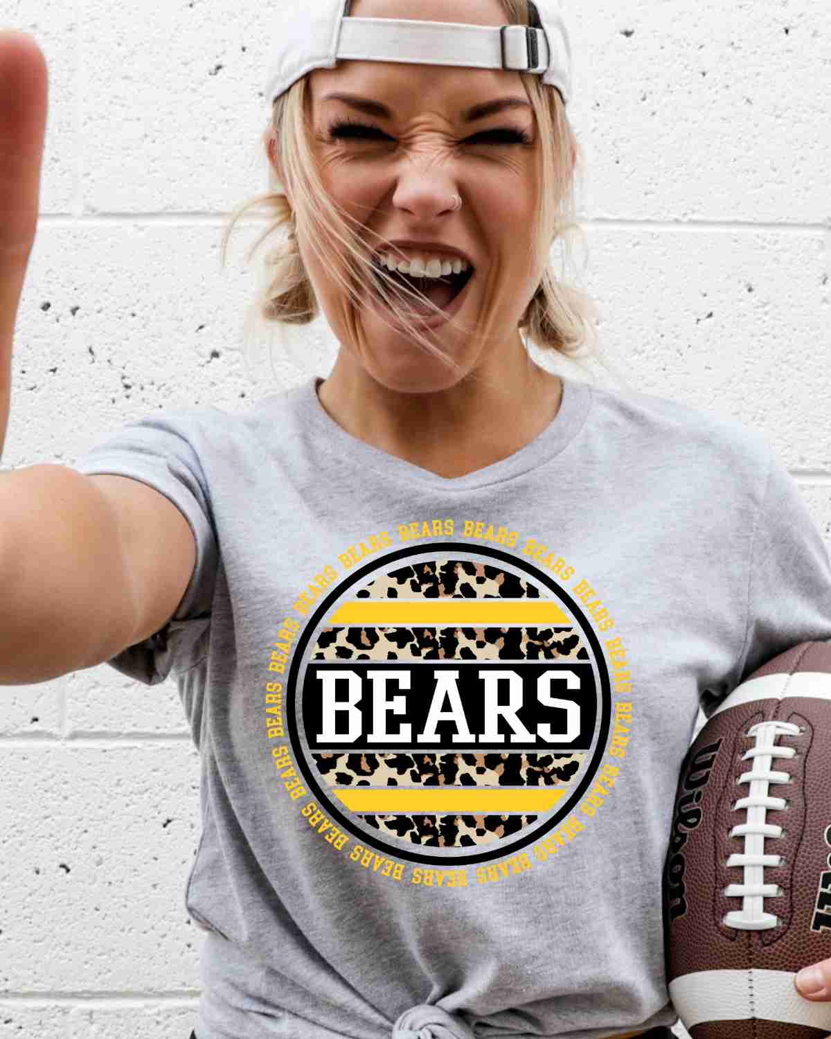 Bears Leopard Circle DTF Transfer