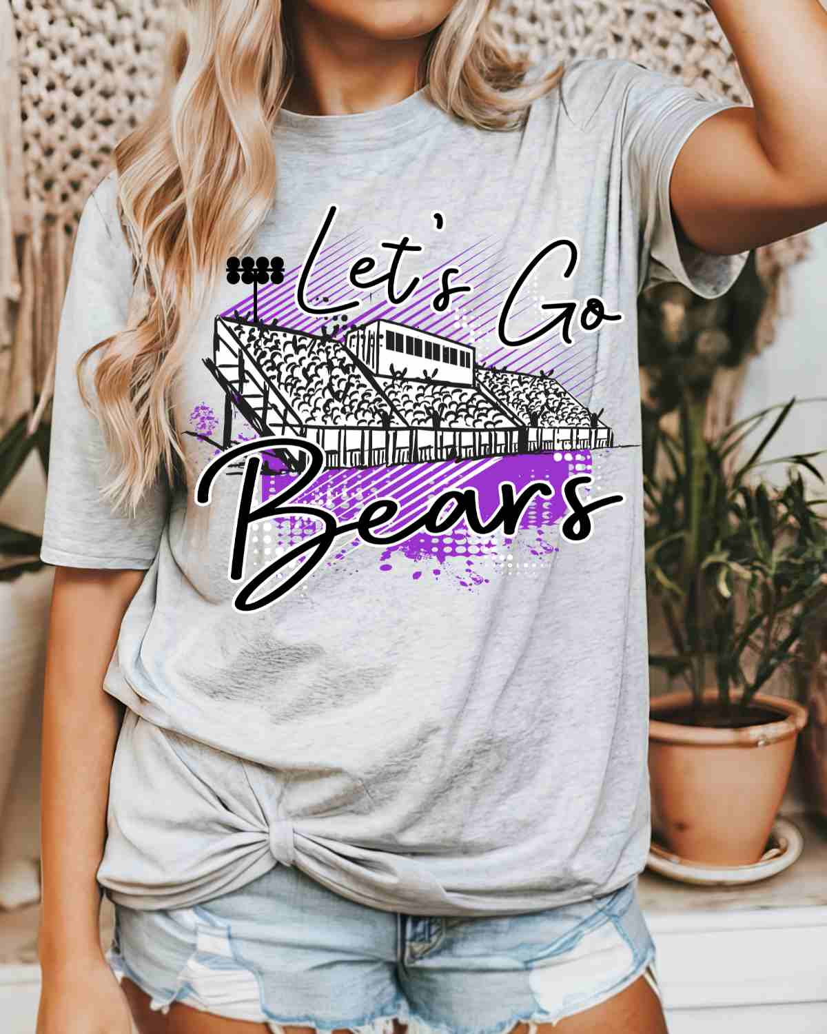 Let's Go Bears Stadium DTF Transfer