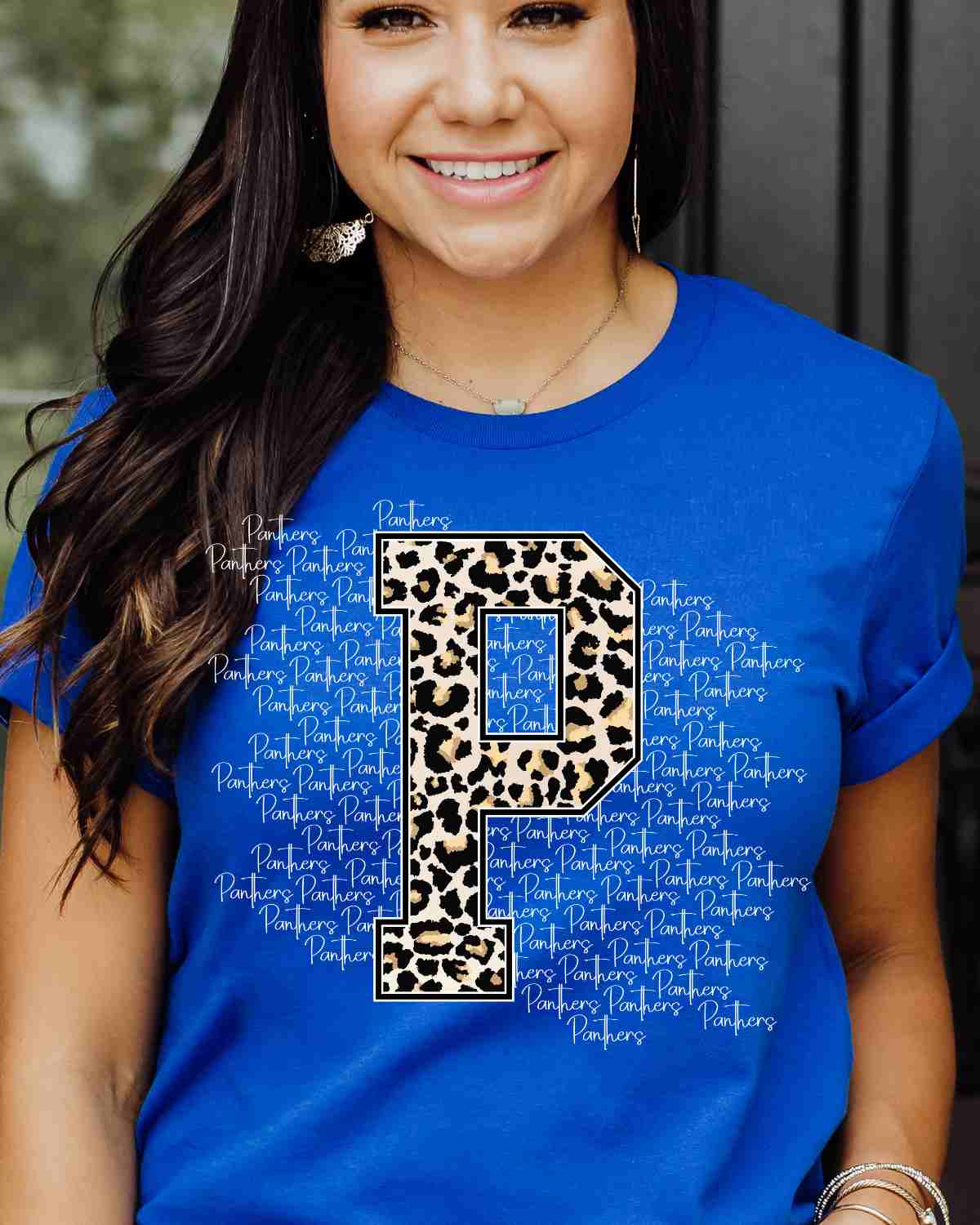 Panthers Leopard Letter Words DTF Transfer