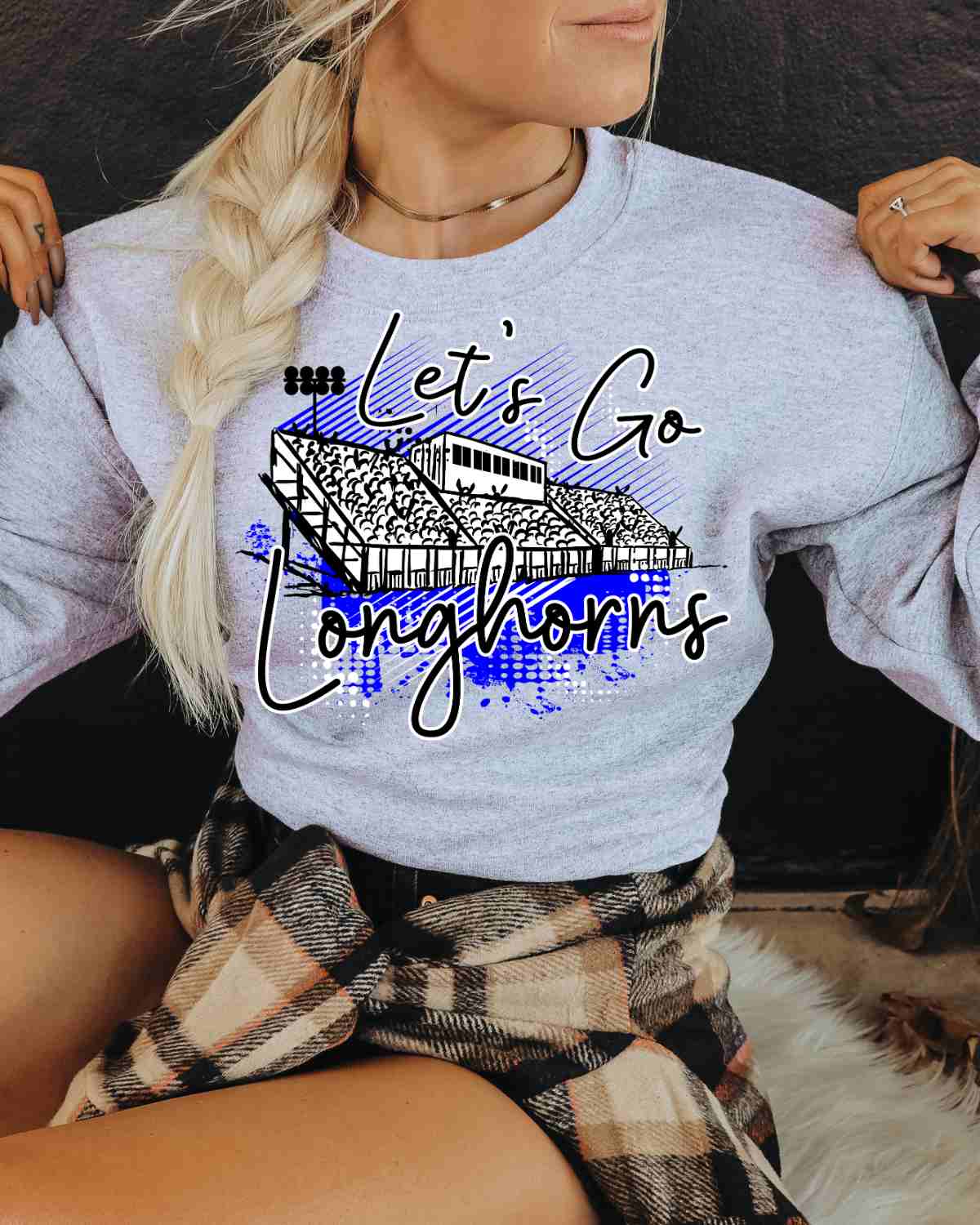 Let's Go Longhorns Stadium DTF Transfer