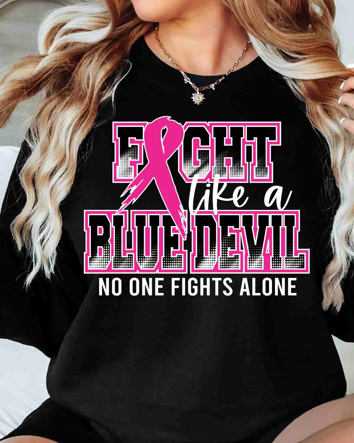 Fight Like a Blue Devil DTF Transfer