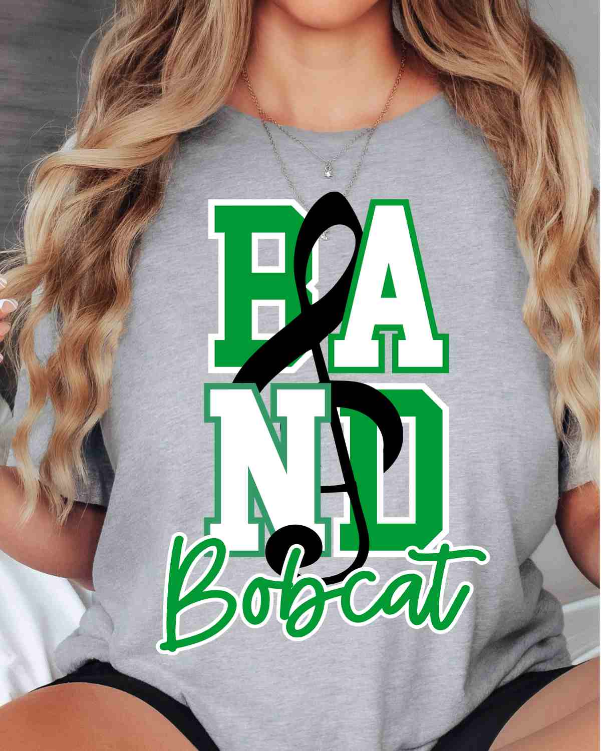 Bobcat Band Note DTF Transfer