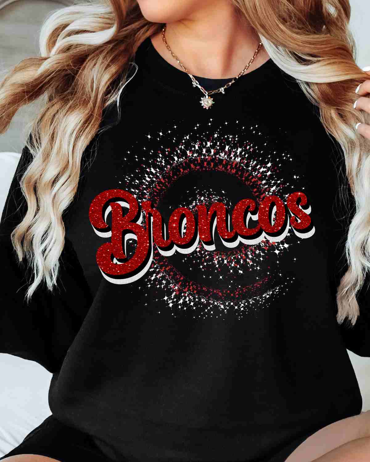 Broncos Swirl DTF Transfer