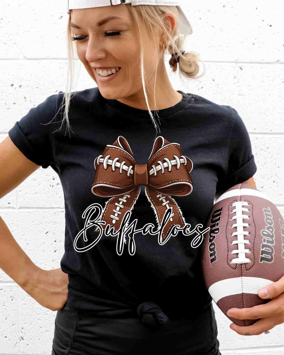 Buffaloes Football Coquette Bow DTF Transfer