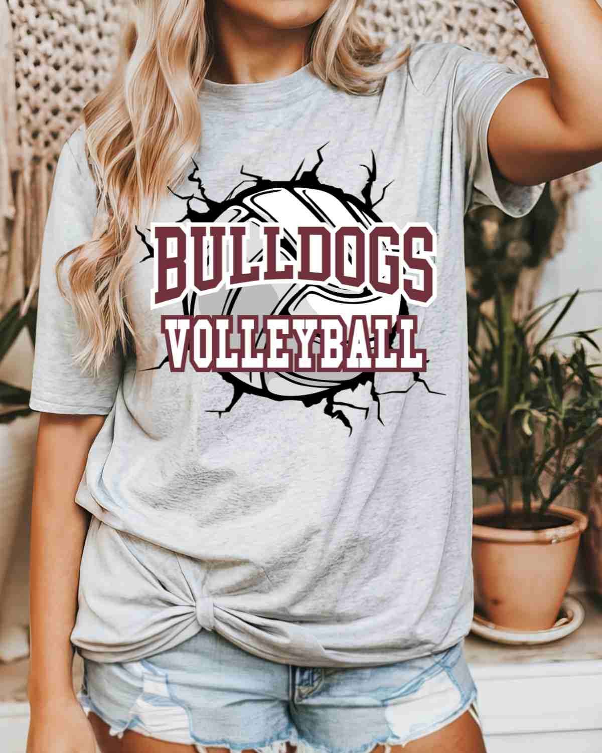 Bulldogs Volleyball Break Through DTF Transfer