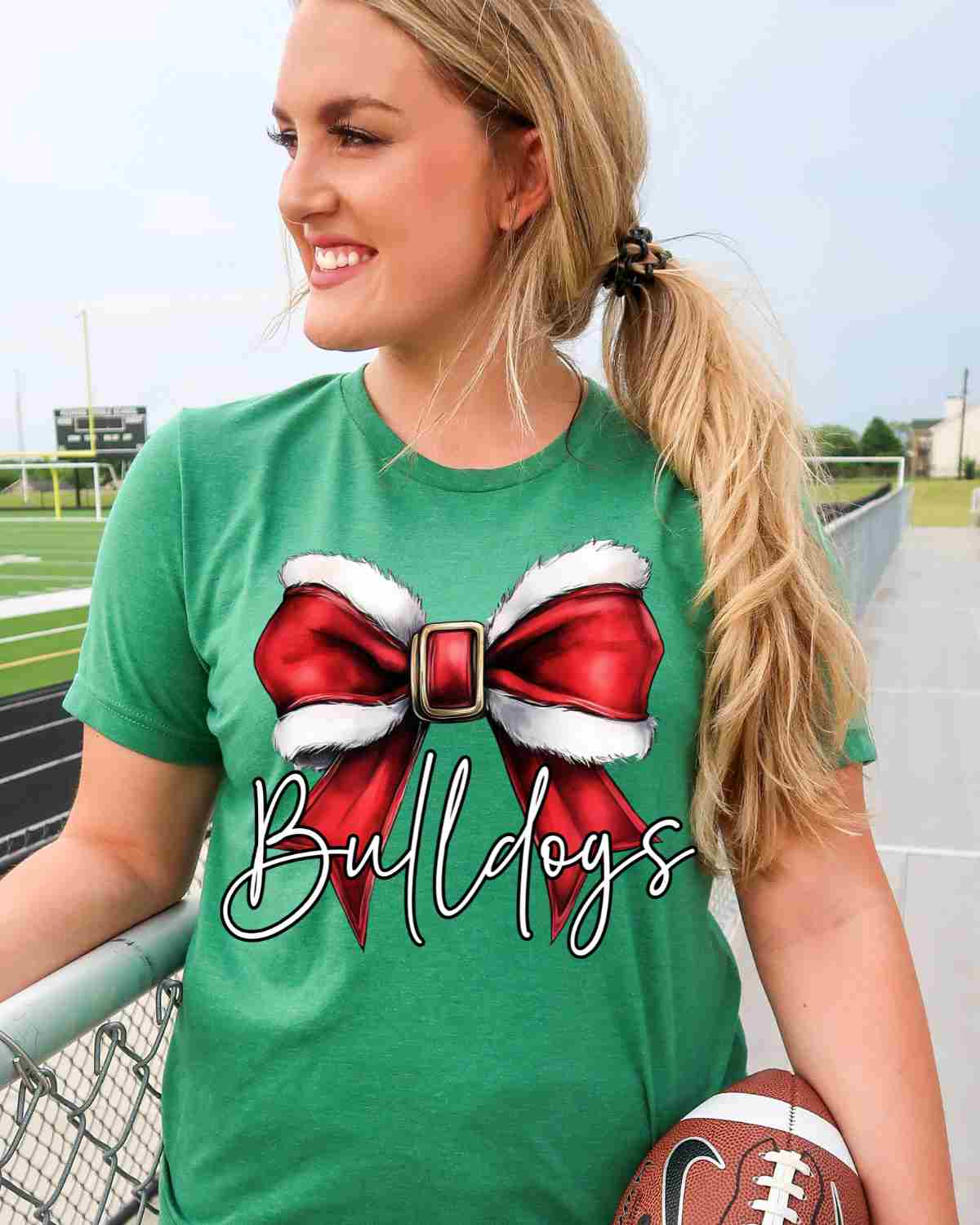 Custom Name Santa Bow DTF Transfer