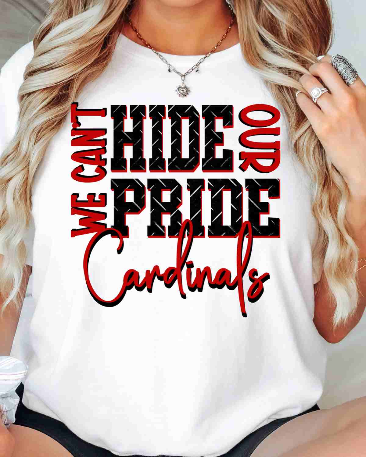 We Can't Hide Our Pride Cardinals DTF Transfer
