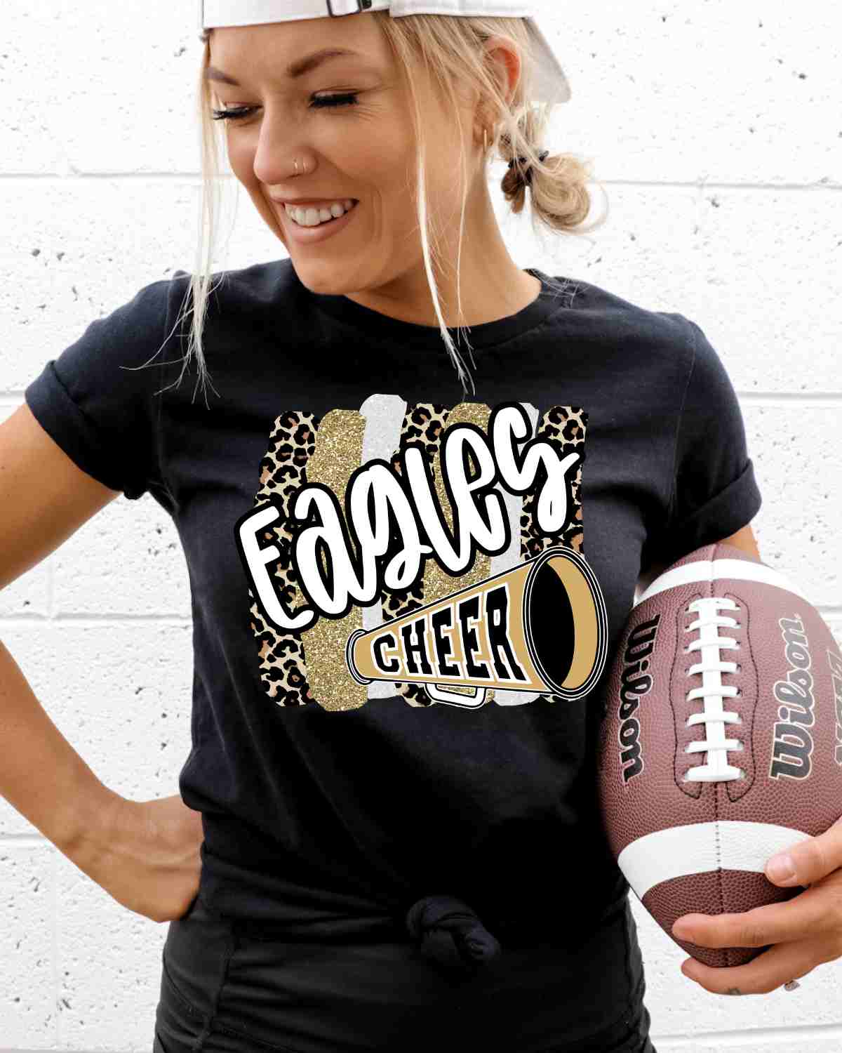 Eagles Cheer Swash DTF Transfer