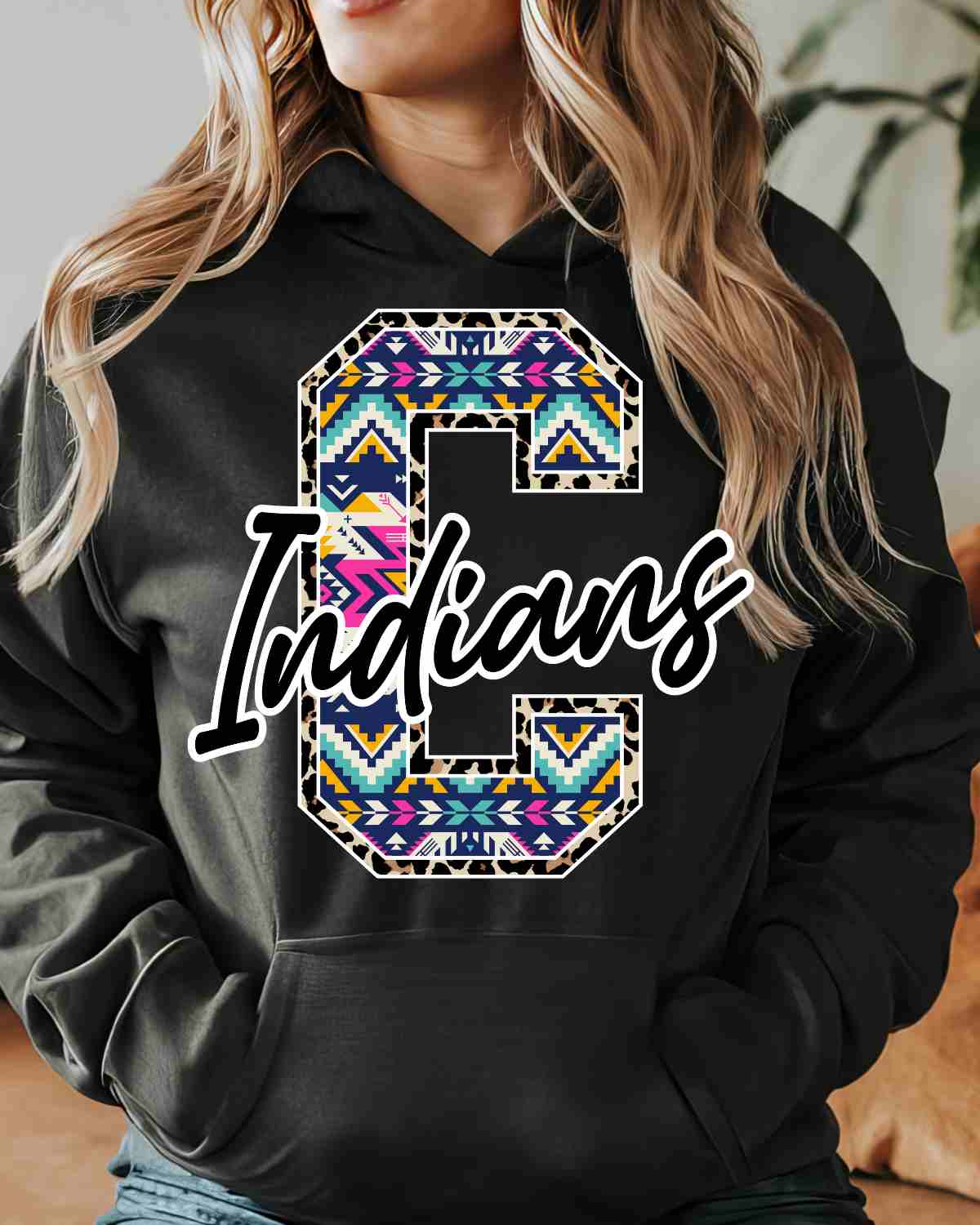 Comanche Indians Aztec Letter DTF Transfer