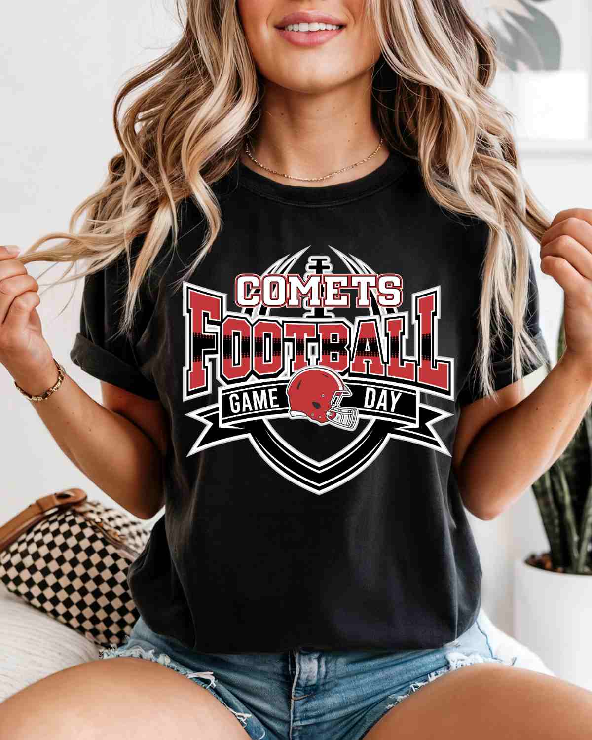Comets Football Game Day Banner DTF Transfer