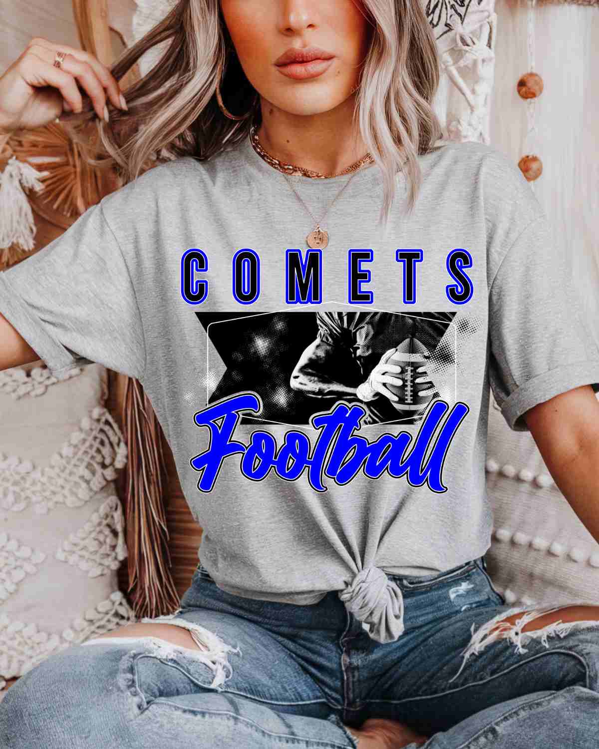 Comets Football Photo DTF Transfer