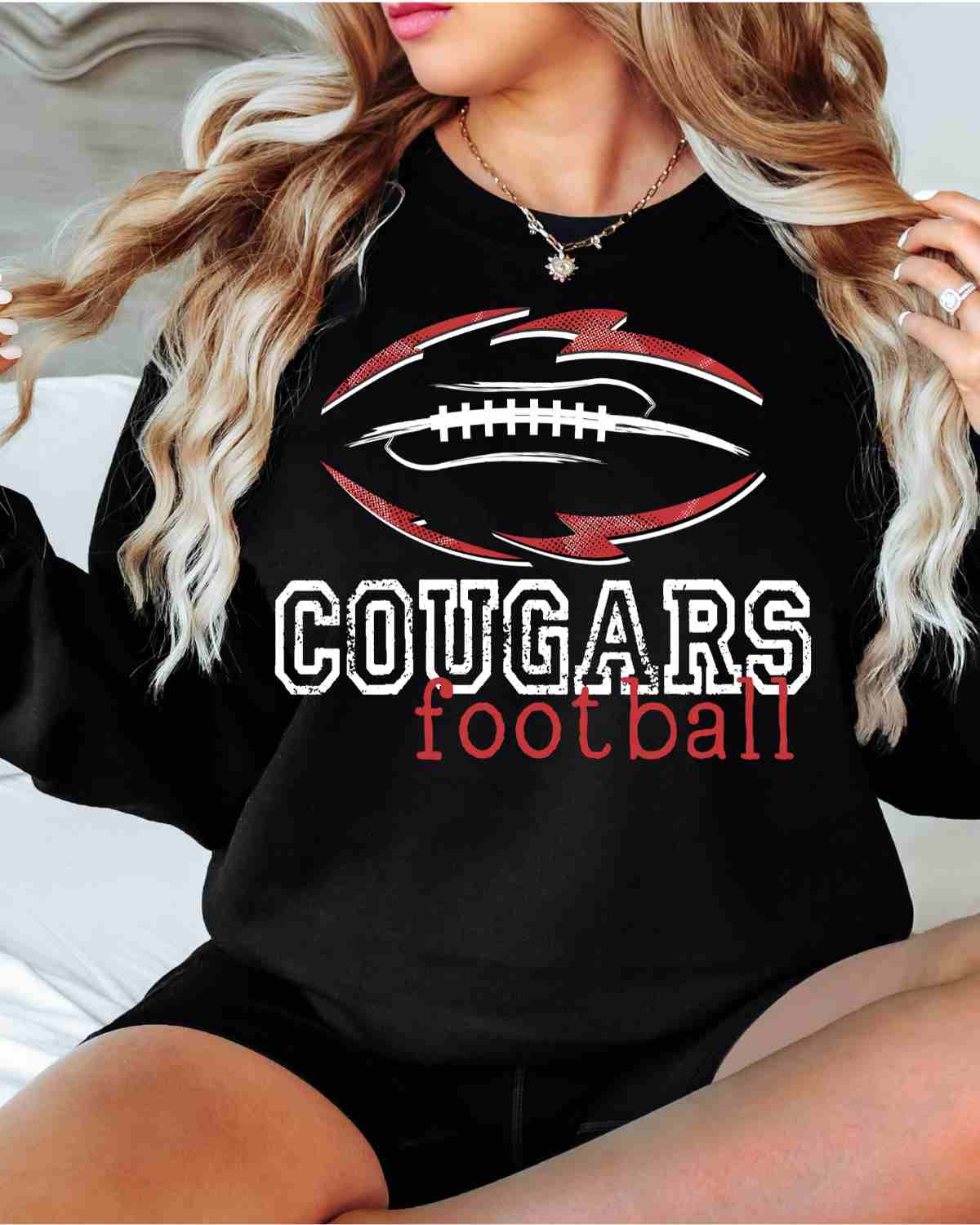 Cougars Football Tribal DTF Transfer