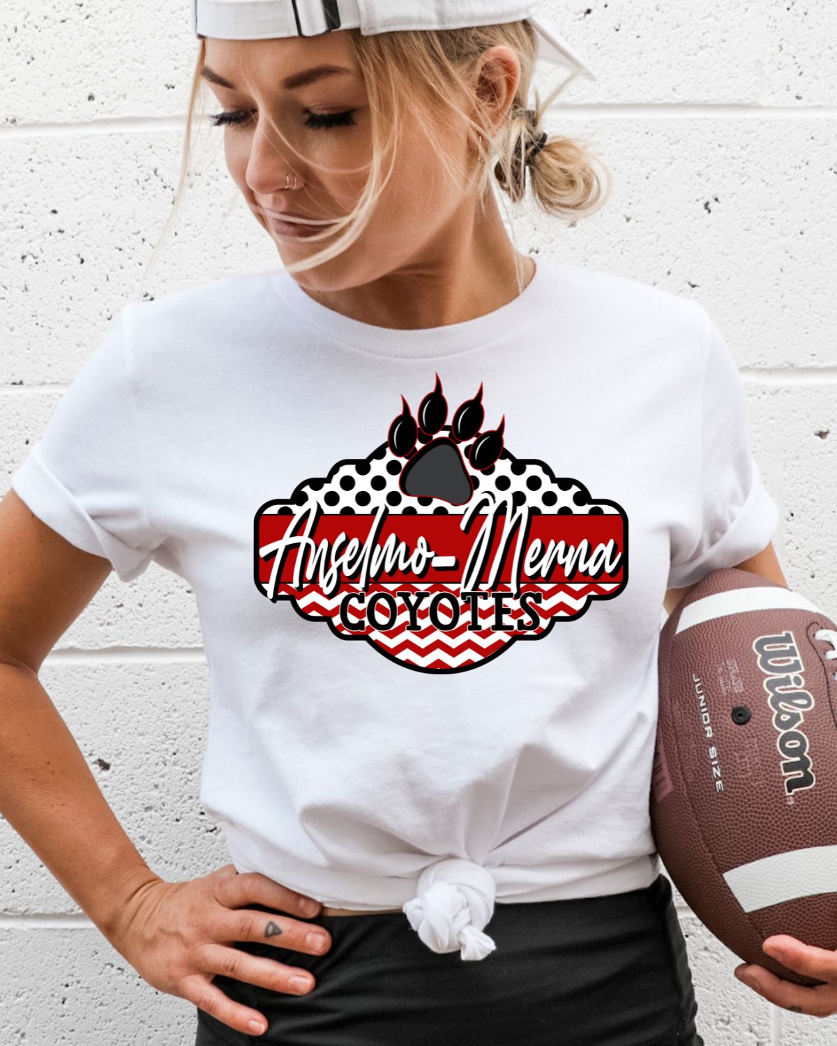 Anselmo-Merna Coyotes Bracket DTF Transfer