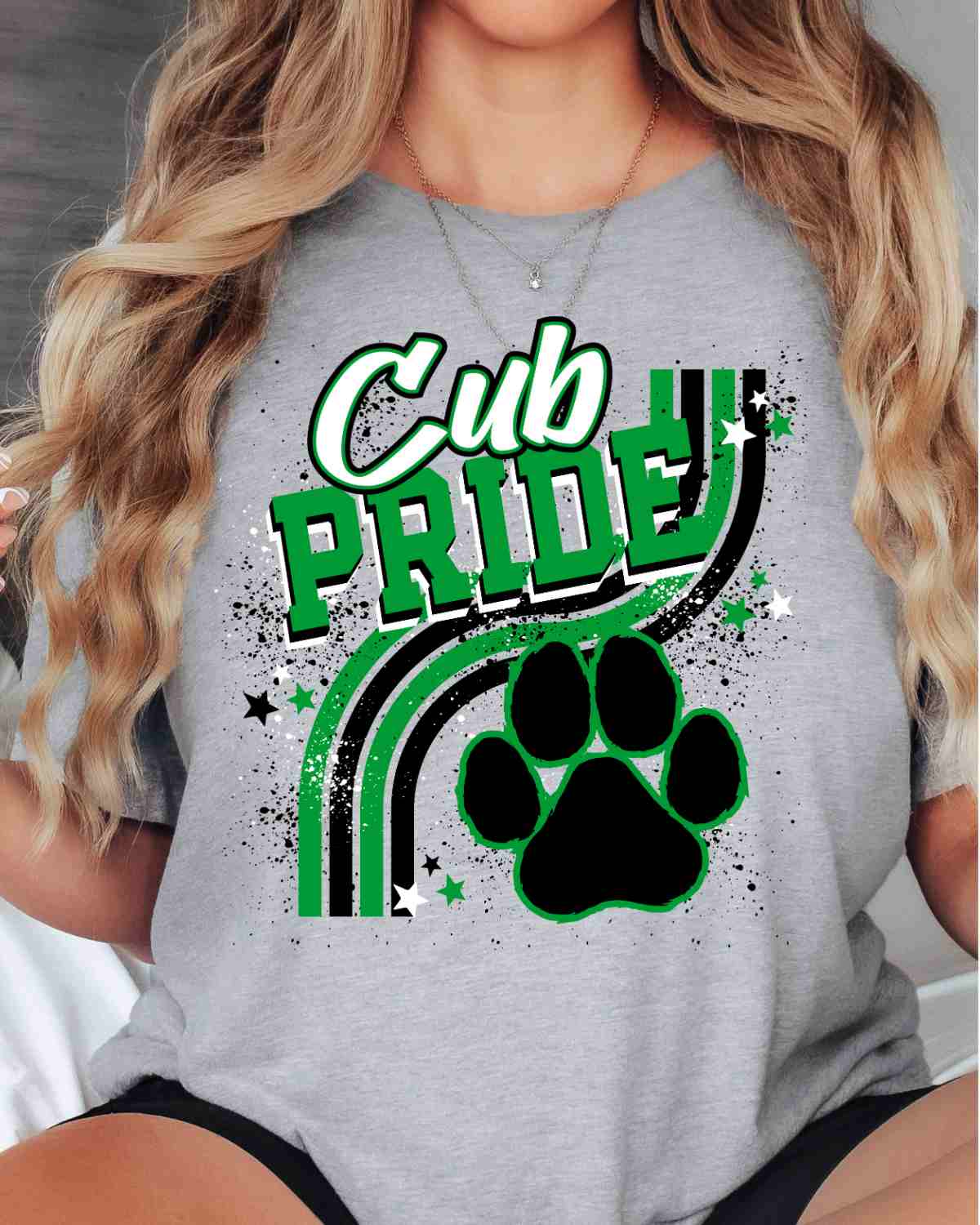 Cub Pride Wavy Stripes DTF Transfer