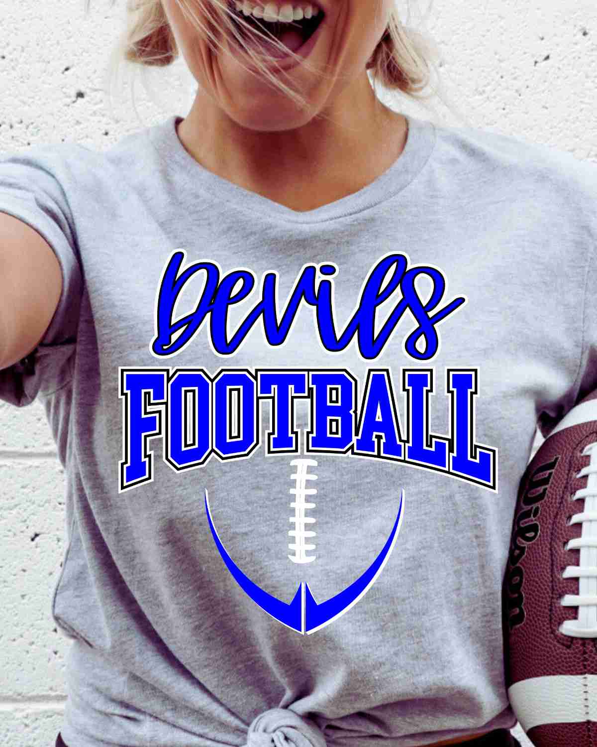 Devils Half Football DTF Transfer